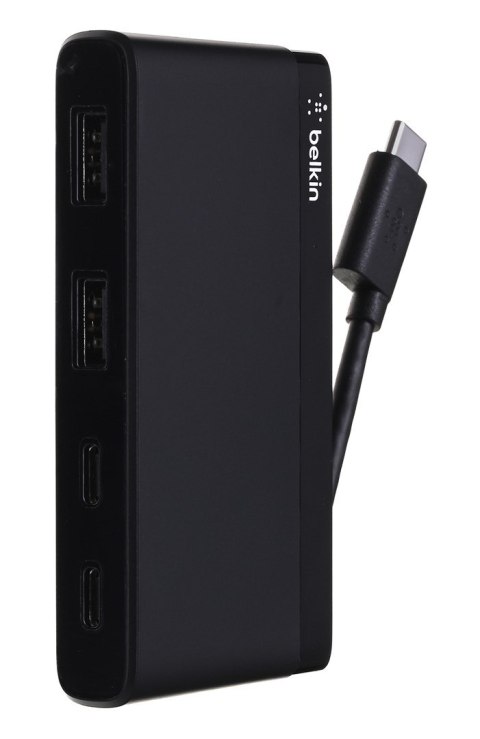 BELKIN TRAVEL HUB 4X USB-C 3.0 CZARNY