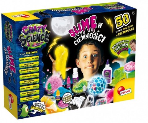 PROMO Crazy Science Slime świecące w ciemności 89239 LISCIANI p6