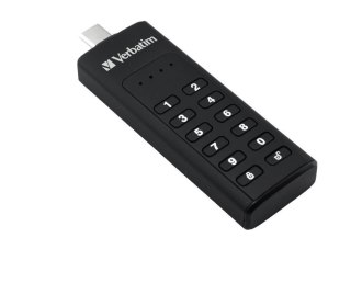 KEYPAD SECURE USB 3.1 DRIVE/256-BIT AES ENCRY 128GB USB-C