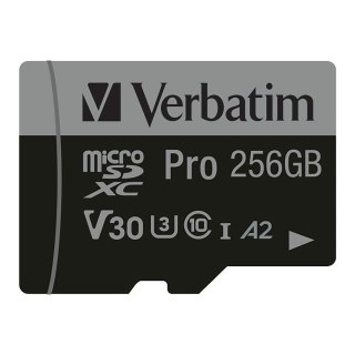 MICRO SDXC CARD PRO UHS-I 256GB/CLASS 10 INCL ADAPTOR