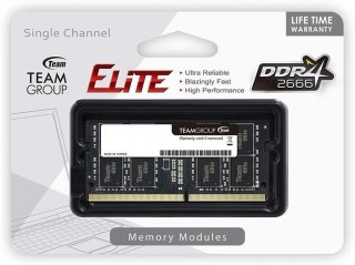 Pamięć SODIMM DDR4 Team Group Elite 8GB (1x8GB) 2666MHz CL19 1,2V