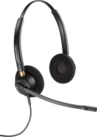 Poly EncorePro 520 Binaural Headset +Quick Disconnect EMEA - INTL English Loc Euro plug