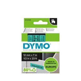 Taśma DYMO D1- 12mm x 7m czarny/zielony S0720590 (12mm )
