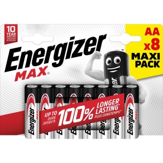 ENERGIZER BATERIA MAX AA LR6. 8 szt. Opakowanie ECO