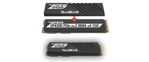 SSD PATRIOT VIPER VP4300 2TB M.2 2280 NVMe PCIe Gen4X4 ( up to 7400MB/s )