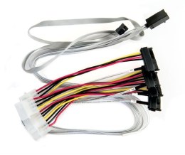 Kabel Adaptec 2280100-R (SFF-8643 M - SFF-8482 M; 0,8m; kolor szary)