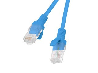 Patchcord Lanberg PCU5-10CC-0100-B (RJ45 - RJ45 ; 1m; UTP; kat. 5e; kolor niebieski)