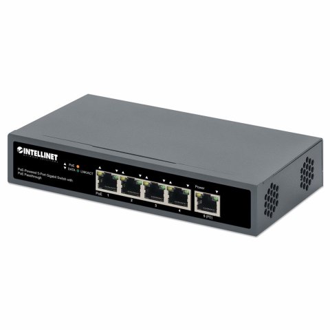 INTELLINET SWITCH GIGABIT 5X POE PASSTHROUGH ZASIL