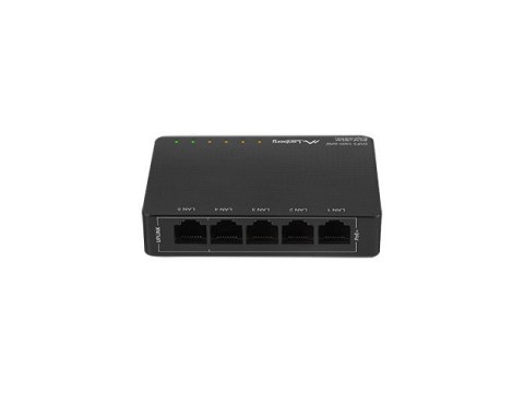 LANBERG SWITCH POE DSP3-1005-60W (5-PORT, 1GB/S, 30W/PORT))