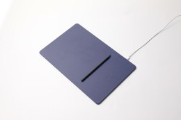 POUT Hands3 Pro - Podkładka pod mysz z szybkim ładowaniem bezprzewodowym, kolor ciemny niebieski