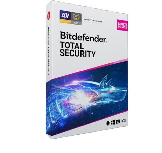 BITDEFENDER Total Security (10 stan.; 12 miesięcy; Wersja cyfrowa; Domowa, Komercyjna)