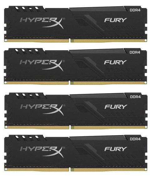 KINGSTON HyperX FURY DDR4 4x16GB 3000MHz Black