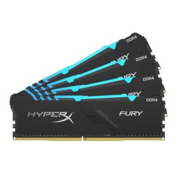 Zestaw pamięci Kingston HyperX FURY RGB HX430C15FB3AK4/32 (DDR4; 4 x 8 GB; 3000 MHz; CL15)