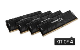Zestaw pamięci Kingston HyperX Predator HX433C16PB3K4/64 (DDR4 DIMM; 4 x 16 GB; 3333 MHz; CL16)