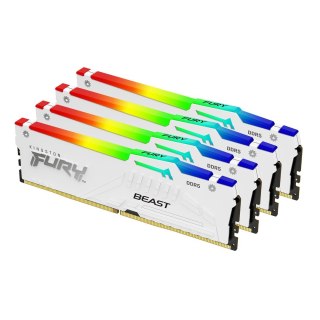 KINGSTON DDR5 64GB 5600Mhz CL40 FURY Beast White RGB KITx4