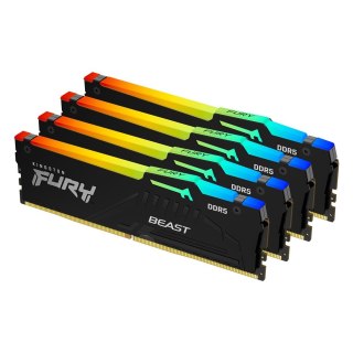 KINGSTON DDR5 64GB 6000Mhz CL40 FURY Beast RGB KITx4