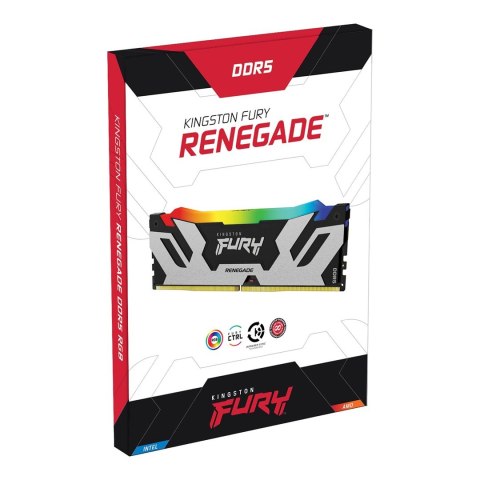 KINGSTON DDR5 96GB 6400MT/s CL32 DIMM (Kit of 2) FURY Renegade RGB XMP