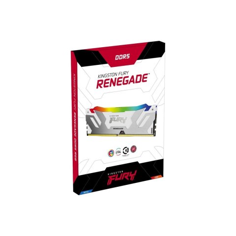 Kingston FURY DDR5 16GB (1x16GB) 7200MHz CL38 Renegade White RGB XMP