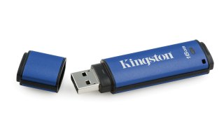 Pendrive Kingston DTVP30/16GB (16GB; USB 3.0; kolor niebieski)