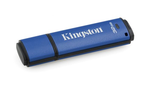 Pendrive Kingston DTVP30/32GB (32GB; USB 3.0; kolor niebieski)