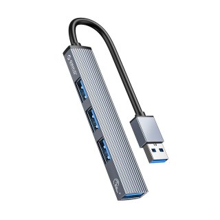 ORICO HUB USB-C 4X USB-A (3X2.0, 1X3.0), ALU
