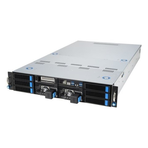 ASUS Rack 2U ESC4000A-E11-SKU1/2200W(1+1) AMD EPYC 1x LGA 4094 (SP3) 280W 8xDDR4 3200 8x3.5"/2.5" SATA/SAS*+2NVME 2 Intel i350 1