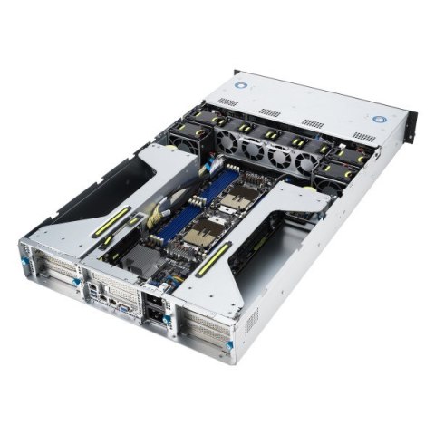 ASUS Rack 2U ESC4000A-E11-SKU1/2200W(1+1) AMD EPYC 1x LGA 4094 (SP3) 280W 8xDDR4 3200 8x3.5"/2.5" SATA/SAS*+2NVME 2 Intel i350 1