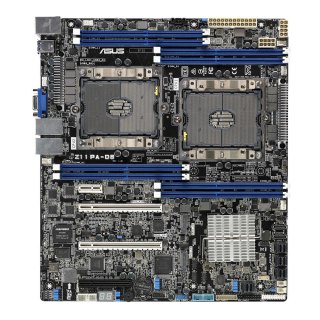 Płyta Serwerowa ASUS Z11PA-D8(+AMSB9-iKVM) 2xSocket P (LGA 3647) , C621, 8xDIMM, 3PCIe, 14SATA+2M.2, 4*i210AT+1Mgt LAN, IPMI, AT