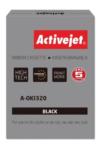 Activejet A-OKI320 Taśma barwiąca (zamiennik OKI 9002303; Supreme; czarny)