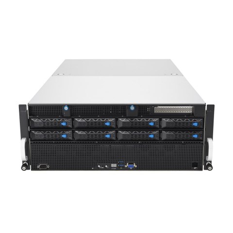 ASUS Rack 4U ESC8000A-E11-SKU1/2.2KW(2+2)/2PCIe/2NVMe AMD EPYC 2x LGA 4094 (SP3) 280W 32xDDR4 3200 8x3.5"/2.5" SATA/SAS*+2NVME 2