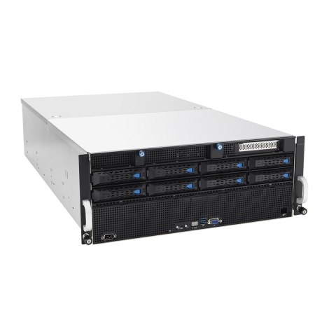 ASUS Rack 4U ESC8000A-E11-SKU1/2.2KW(2+2)/2PCIe/2NVMe AMD EPYC 2x LGA 4094 (SP3) 280W 32xDDR4 3200 8x3.5"/2.5" SATA/SAS*+2NVME 2