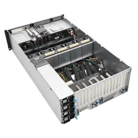 ASUS Rack 4U ESC8000A-E11-SKU1/2.2KW(2+2)/2PCIe/2NVMe AMD EPYC 2x LGA 4094 (SP3) 280W 32xDDR4 3200 8x3.5"/2.5" SATA/SAS*+2NVME 2