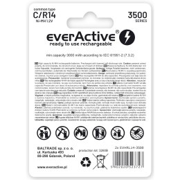 Zestaw akumulatorków everActive EVHRL14-3500 (3500mAh ; Ni-MH)