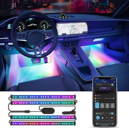 Govee H7090; Oświetlenie wnętrza samochodu; RGBIC