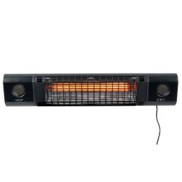 Promiennik podczerwieni Sunred SOUND-2000W Heater, Sun and Sound Ultra Wall, 2000 W, Czarny