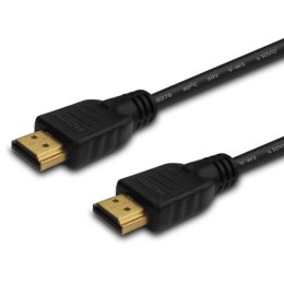 Kabel SAVIO cl-75 (HDMI M - HDMI M; 20m; kolor czarny)