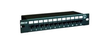 EmiterNet Panel 10" 12xRJ45 UTP kat.5e (1U)