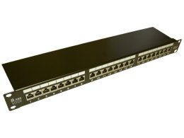 Patch panel A-LAN PK010 (1U; 19"; kat. 6; FTP; 24xRJ-45)