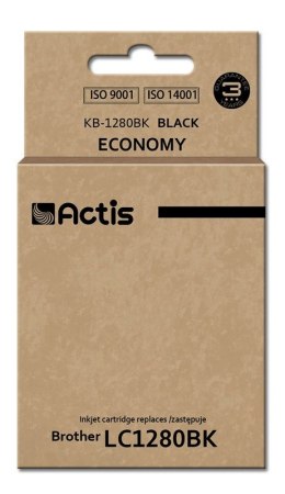 ACTIS KB-1280Bk Tusz (zamiennik Brother LC1280BK; Standard; 60 ml; czarny)