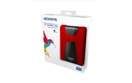 Dysk zewnętrzny HDD ADATA HD650 (1TB; 2.5"; USB 3.2; czerwony)
