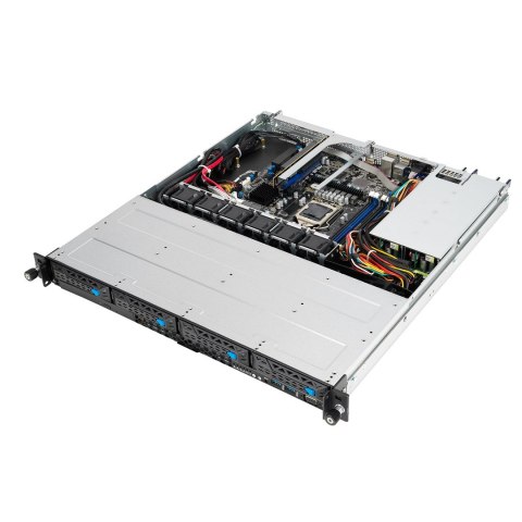 ASUS Rack 1U RS300-E11-PS4/350W Intel C2521x LGA1200 95W 4xDDR4 3200/2933/2666 4x3.5"/2.5" 2*SATA/SAS/NVMe + 2*SATA/SAS Intel® I