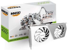 Karta graficzna INNO3D GeForce RTX 4060 Ti TWIN X2 OC WHITE 16GB GDDR6 DLSS 3