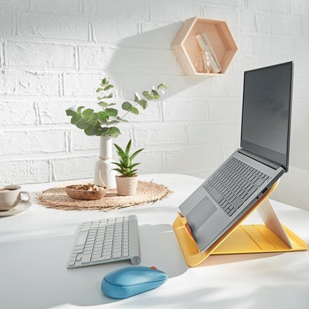 LEITZ Podstawka pod laptopa Ergo Cosy, żółta