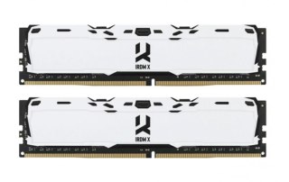 GOODRAM DDR4 16GB PC4-25600 (3200MHz) 16-20-20 DUAL CHANNEL KIT IRDM X WHITE 1024x8