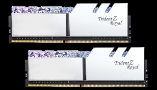 G.SKILL TRIDENTZ ROYAL RGB DDR4 2X16GB 3200MHZ CL14-14-14 XMP2 SILVER F4-3200C14D-32GTRS