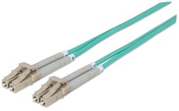 Kabel światłowód krosowy Intellinet 750097 LC/LC 50/125 Duplex Wielomodowy OM3 (10m)