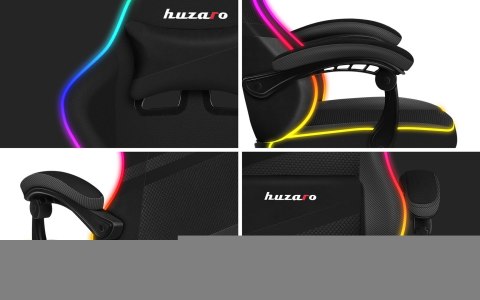 Fotel gamingowy Huzaro Force 4.4 RGB Black