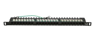 Extralink CAT6 UTP 0,5U | Patchpanel | 24 porty