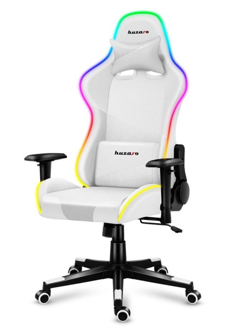 Fotel gamingowy Huzaro Force 6.2 White RGB