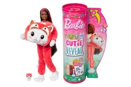 Barbie Lalka Cutie Reveal Kotek-Panda czerwona HRK23 MATTEL